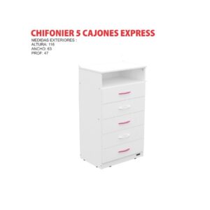 Chifonier MOSCONI 5 cajones Express Blanco 55956