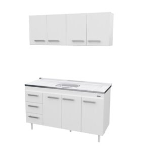 Combo de cocina MOSCONI 1.40 mts. Sin Bacha