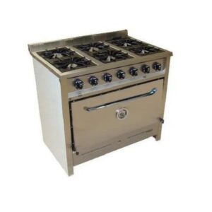 Cocina GASTROEQUIP (6 Hornallas) tipo industrial