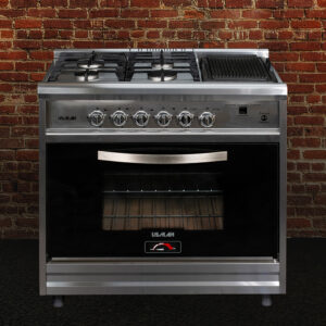 Cocina USMAN Irina (4 horn. y plancha) tipo industrial