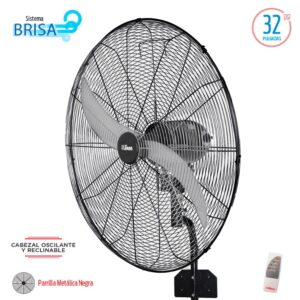 Ventilador de pared LILIANA 32" VWIT32 C/control remoto y timer