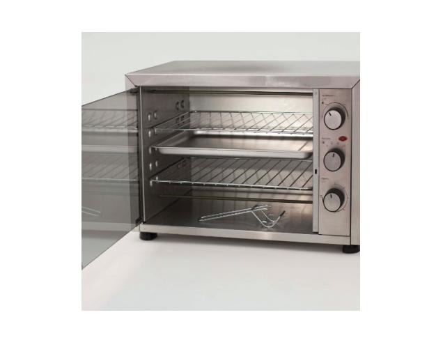 Horno Eléctrico LUMER 48 Lts. Acero – Electrovisión Hogar