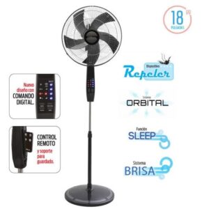Ventilador de pie LILIANA 18" VPD18 R con control remoto
