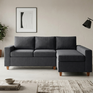 Juego de Living Ciprés Sillón 3 cuerpos + camastro chenille