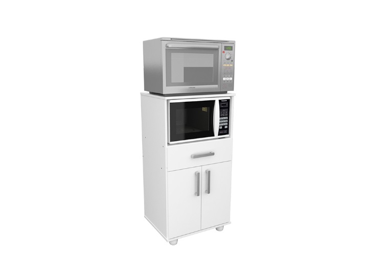 Porta microondas y grill bco