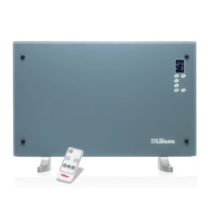 Panel de Vidrio eléctrico LILIANA HOT DECO c/ Turbo 1200-2000 Wts. CCPPV500 c/C. Remoto