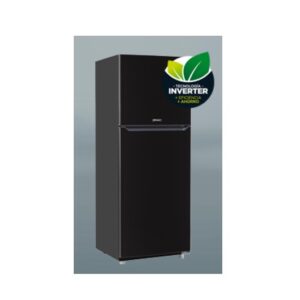 Heladera Cíclica BRIKET1830 c/freezer negra 350 lts INVERTER Rejilla