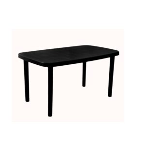 Mesa plástica VOSS Margarita rectangular negra