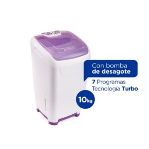 Lavarropas COLUMBIA LSC1001 - 10 Kg. C/bomba