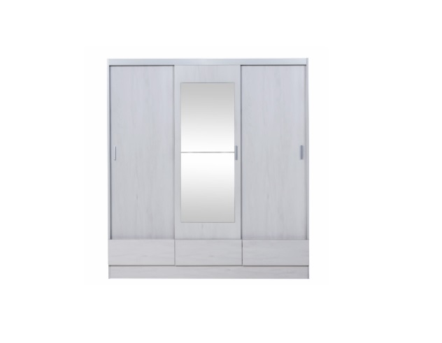 Placard Tana plus corredizo 3 ptas. 1.70 NEVADA ESPEJO
