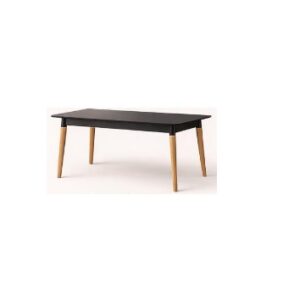 Mesa Estilo Nordico eames 120 x 80 cm NEGRA/BLANCA