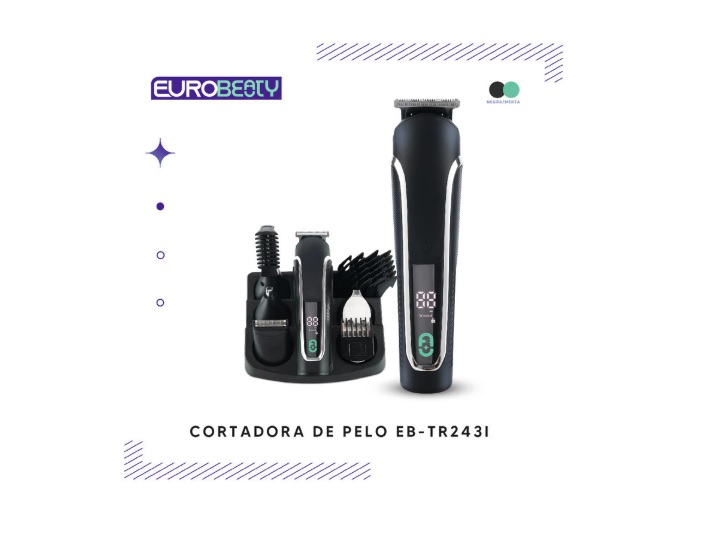 Cortapelo Set negro EB TR2431