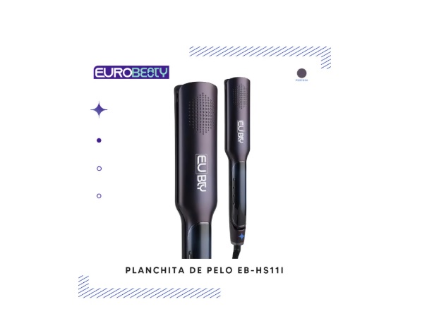 Plancha de Pelo digital violeta EB-HS11 1