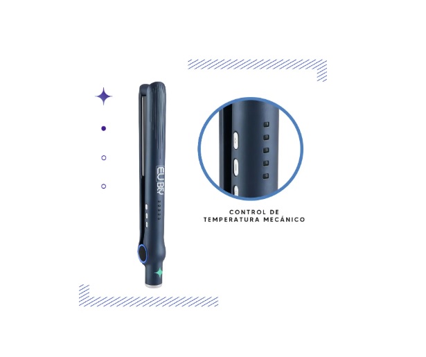 Plancha de Pelo mecanica azul EB-HS031